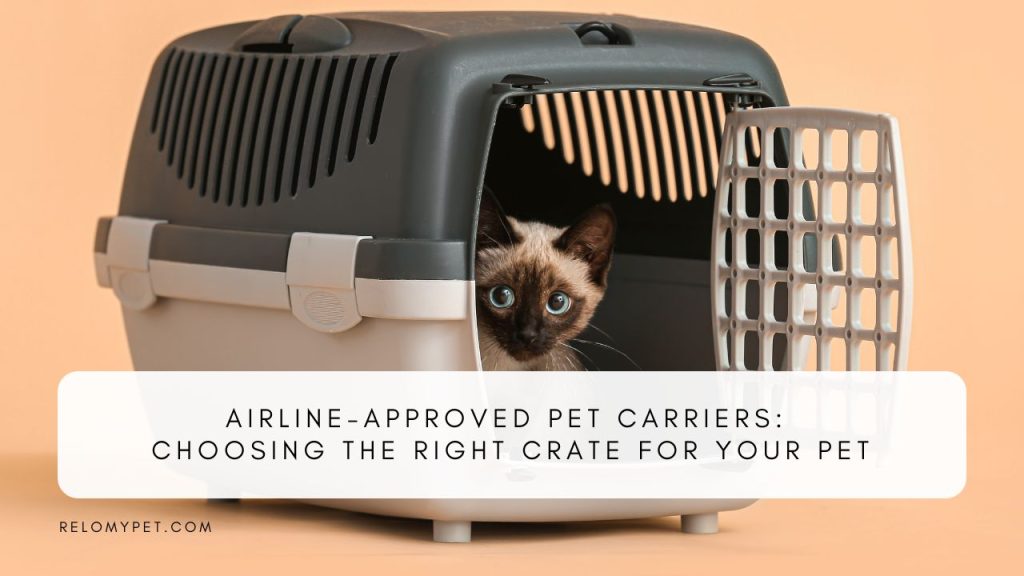 Airline-Approved Pet Carriers: Choosing the Right Crate for Your Pet. Featured Image