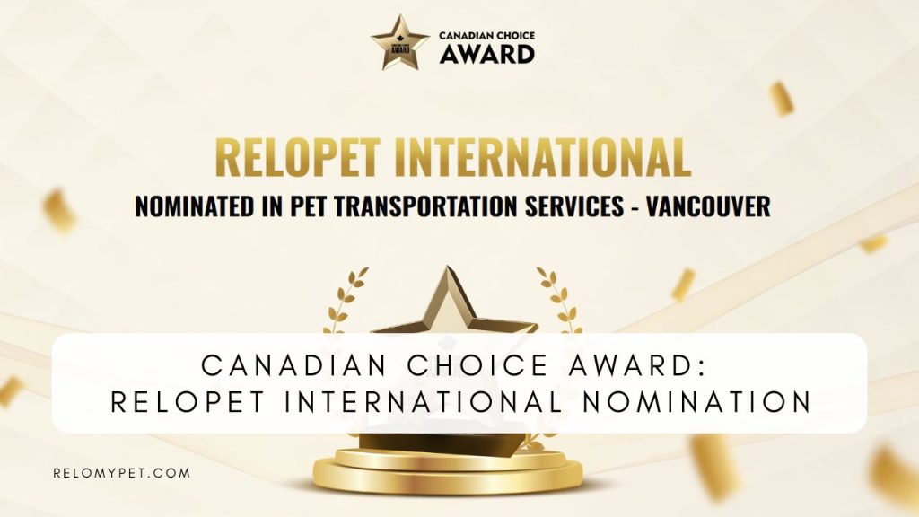 Canadian Choice Award: Relopet International Nomination. Featured Image