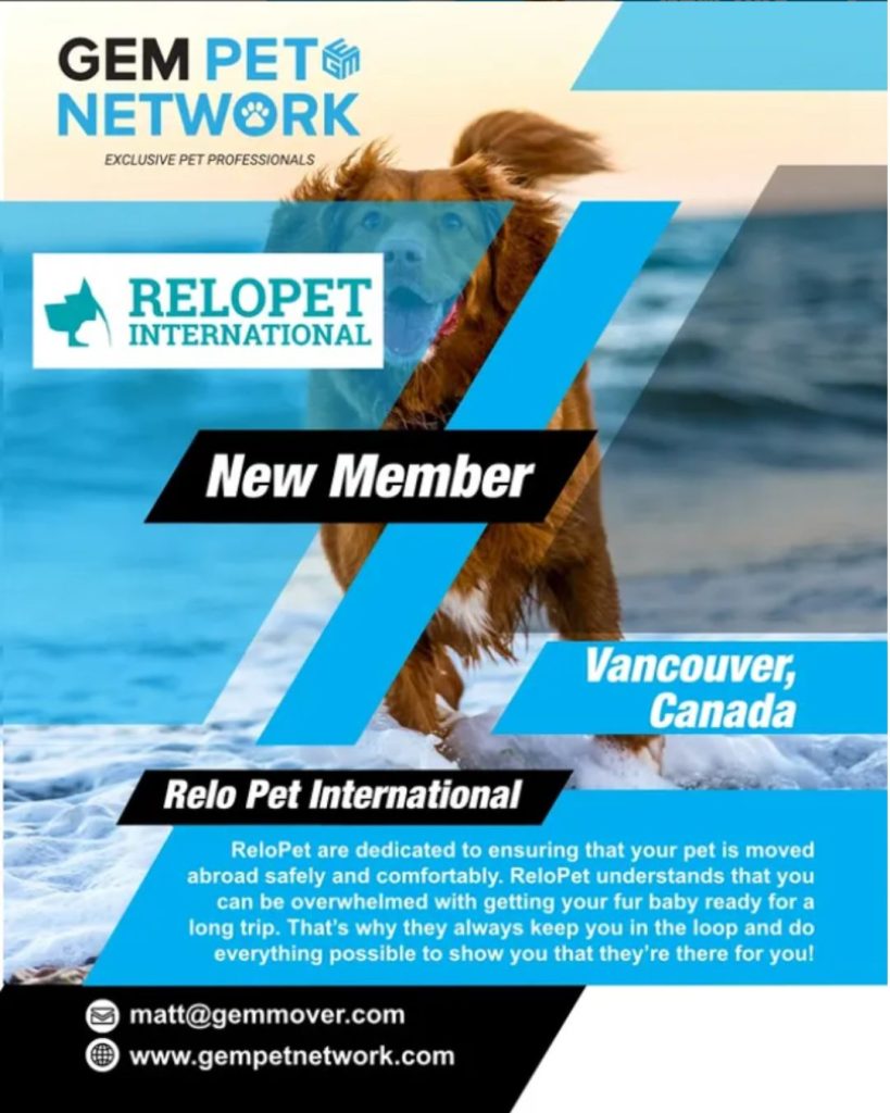 GEM Pet Network: Relopet International - new member