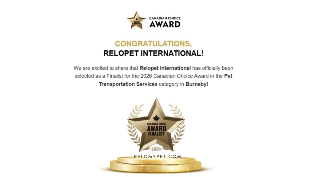 Congratulations Relopet International - you're an official Finalist of 2026 Canadian Choice Award
